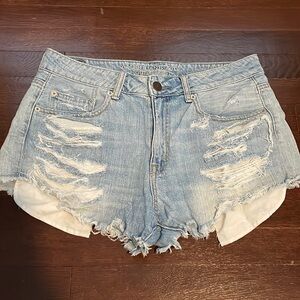 American Eagle Outfitters Light Blue Jean Shorts